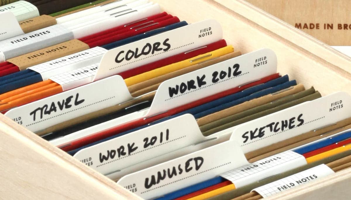 Field Notes — Archival Wooden Box