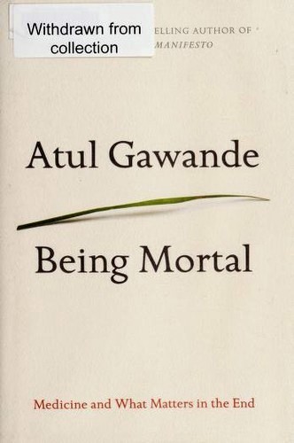 Being Mortal cover