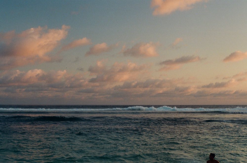 The beach