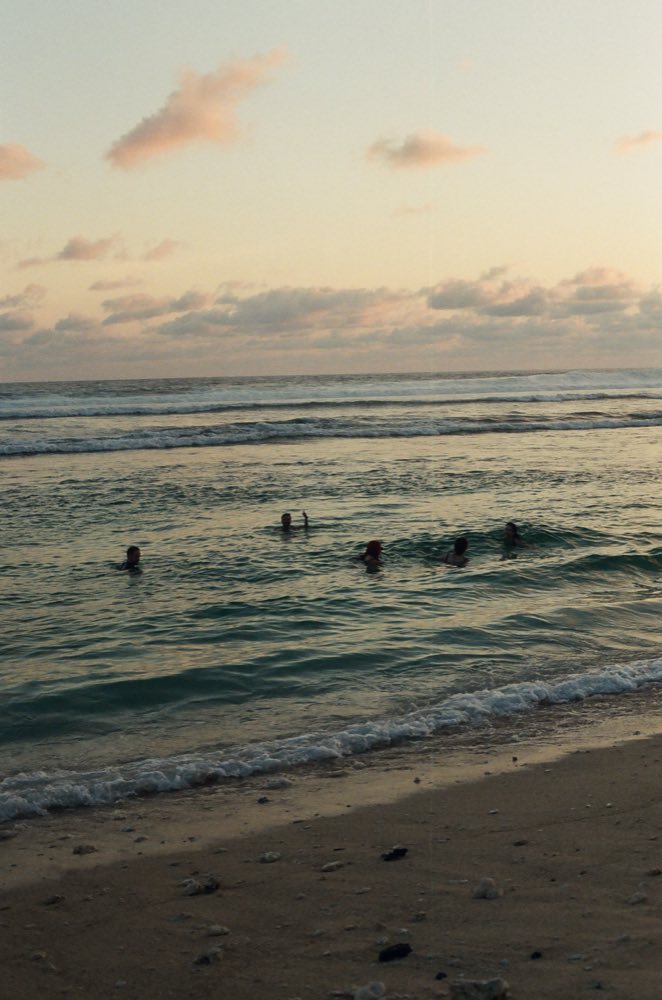 The beach
