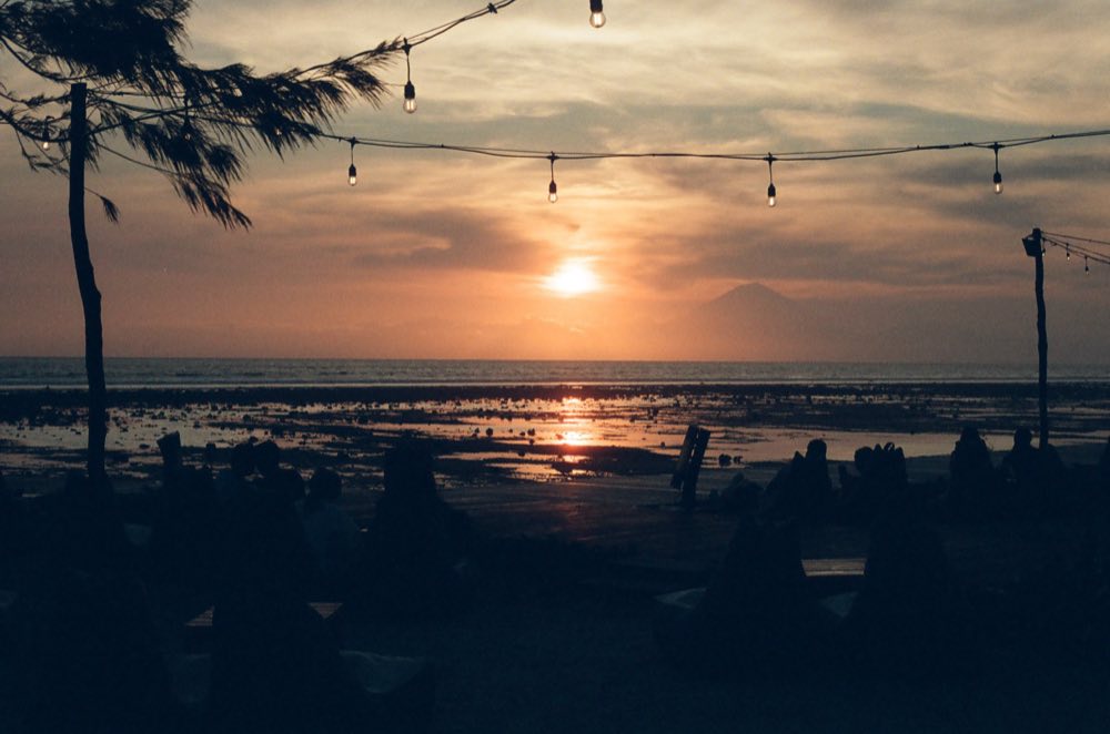 The beach